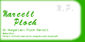 marcell ploch business card